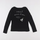 IKKS - tee-shirt imprimé au dos noir - 10 ans