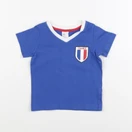 H&M - tee-shirt bleu - 6 mois