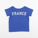H&M - tee-shirt bleu - 6 mois