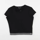 IKKS - tee-shirt imprimé au dos noir - 12 ans