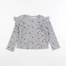 Zara - tee-shirt gris, violet - 3/4 ans