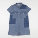 IKKS - robe imprimé au dos bleu - 10 ans