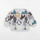 Zara - sweat multicolore - 9/12 mois