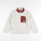 Thinking Mu  - Sweat polaire APPLE ecru - 9 ans