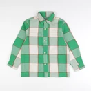 Thinking Mu  - Chemise KIWI carreaux vert - 8 ans
