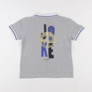 IKKS - polo imprimé au dos gris - 8 ans