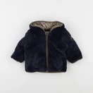 IKKS - doudoune réversible bronze, bleu - 12 mois