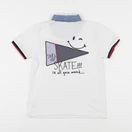 IKKS - polo blanc - 6 ans