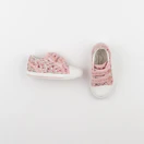 Vertbaudet - tennis à scratch/ lacets rose - pointure 25