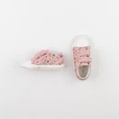 Vertbaudet - tennis à scratch/ lacets rose - pointure 25