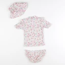 Vertbaudet - ensemble de bain multicolore - 18 mois