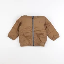 Petit Bateau - imperméable réversible marron - 24 mois