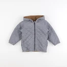 Petit Bateau - imperméable réversible marron - 24 mois
