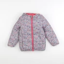 Vertbaudet - doudoune réversible rose - 7 ans