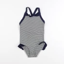 Petit Bateau - maillot de bain bleu, blanc - 3 ans
