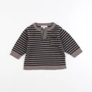 Vertbaudet - pull marron, noir - 6 mois