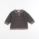 Vertbaudet - pull marron, noir - 6 mois