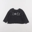 IKKS - sweat court gris - 2 ans