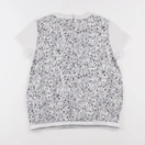 IKKS - tee-shirt blanc, noir - 12 ans