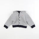 IKKS - veste réversible gris - 18 mois