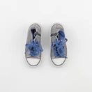 Okaidi - tennis à scratch/ lacets gris - pointure 26