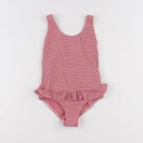 Monoprix - maillot de bain blanc, rouge - 5 ans