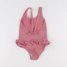 Monoprix - maillot de bain blanc, rouge - 5 ans