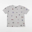IKKS - tee-shirt gris - 8 ans