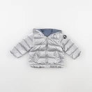 IKKS - veste réversible argent, bleu - 6 mois