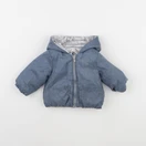 IKKS - veste réversible argent, bleu - 6 mois