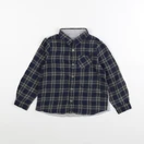 IKKS - chemise imprimé au dos bleu, vert - 3 ans
