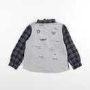 IKKS - chemise imprimé au dos bleu, vert - 3 ans