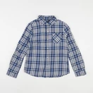 IKKS - chemise bleu, beige - 8 ans