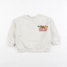 Zara - sweat imprimé au dos beige - 2 ans