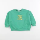 Zara - sweat imprimé au dos vert - 2 ans