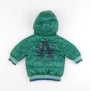 Catimini - doudoune réversible bleu, vert - 6 mois