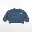 Vertbaudet - sweat imprimé au dos bleu - 2 ans