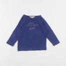 Bonpoint - tee-shirt bleu - 12 mois