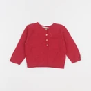 Bonpoint - pull rouge - 6 mois