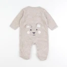 Vertbaudet - pyjama velours beige - 6 mois