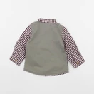Absorba - chemise blanc, rouge - 6 mois
