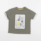 Obaïbi - tee-shirt vert - 18 mois