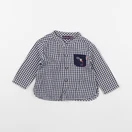 Sergent Major - chemise blanc, bleu - 6 mois