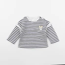 Catimini - tee-shirt beige, bleu - 6 mois