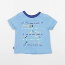 Sergent Major - tee-shirt bleu - 6 mois