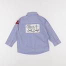 Vertbaudet - chemise imprimé au dos bleu - 3 ans