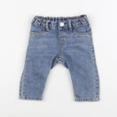 H&M - pantalon bleu - 4/6 mois