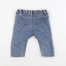 H&M - pantalon bleu - 4/6 mois