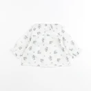 Petit Bateau - blouse blanc, vert - 1 mois