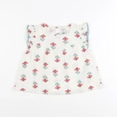Petit Bateau - blouse beige, rouge - 6 mois